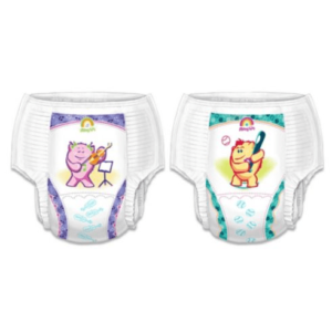 CARDINAL Baby Diaper Curity Runarounds Boys Training Pants Large 32-40 lbs #70064BA