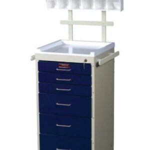 Harloff Mini Line Anesthesia Six Drawer Cart Model