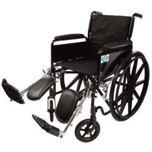 Healthline Lightweight Wheelchair WITH Desk Arm Padded & ELR K3 #HL18K3DAFBELR